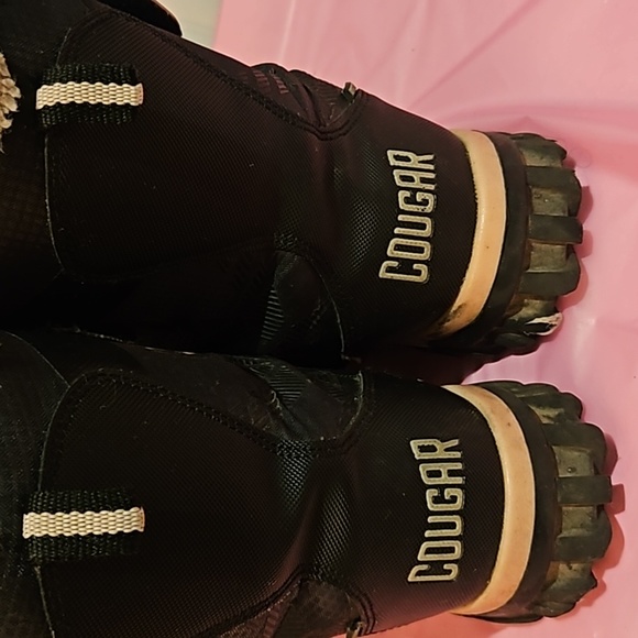 💯Auth Cougar Girls Toasty Black/Pink Snow Boots US4Y /Eu35.5 - Picture 6 of 13